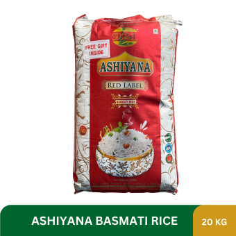 ASHIYANA Red Label Basmati Rice 20 KG