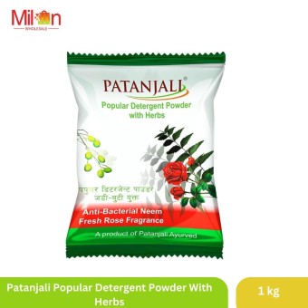 Patanjali Popular Detergent Powder With Herbs 1 kg