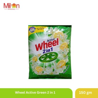 Wheel Active Green 2 in 1 Detergent Powder 150g