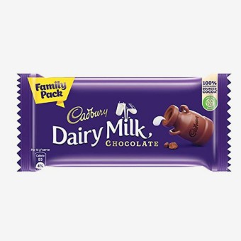 Cadbury Dairy Milk Chocolate Family Pack 123g