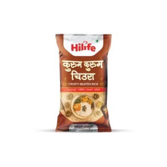 Hilife Kurum Kurum Chiura 450GM | 12-in-1 Power Breakfast | Nepal’s No. 1 Kurum Kurum Chiura | Crispy Beaten Rice