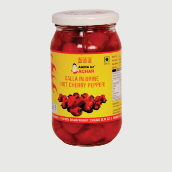 Aama Ko Achar Dalla in Brine (Hot Cherry Pepper) 380 GM